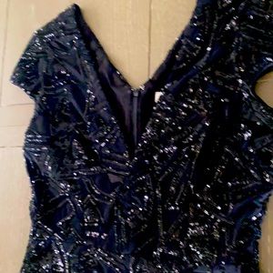 Dress the Population Black Sequin Dress Size Medium. New without tags